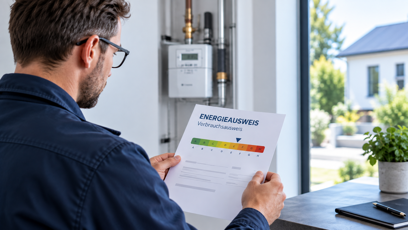 Auswertung des tatsächlichen Energieverbrauchs einer Immobilie